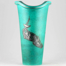 Load image into Gallery viewer, Majestic Dragon Fish Vase - Argenta - Wilhelm Kåge
